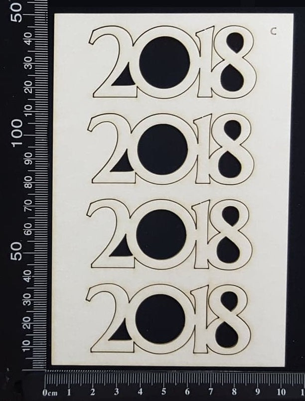 2018 Set - C - White Chipboard