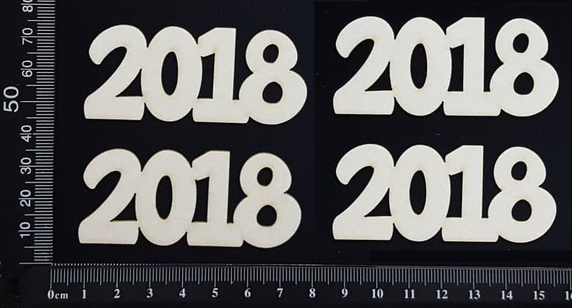 2018 Set - D - White Chipboard