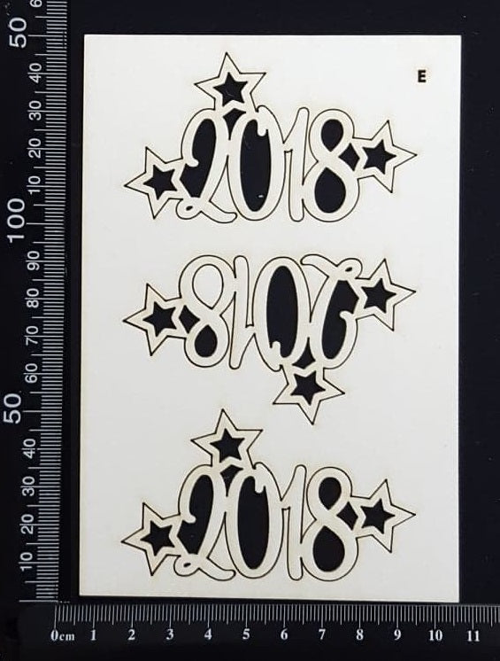 2018 Set - E - White Chipboard