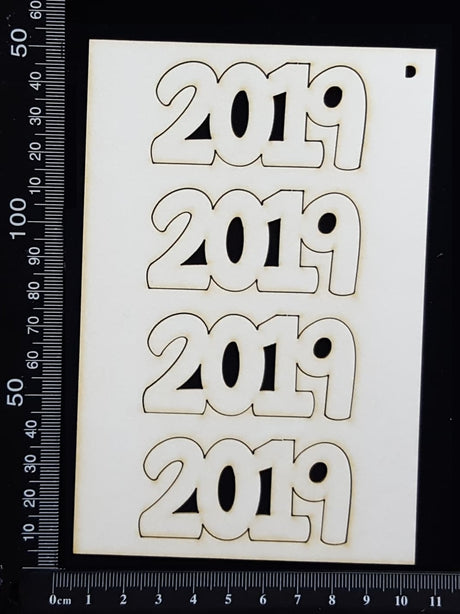 2019 Set - D - White Chipboard