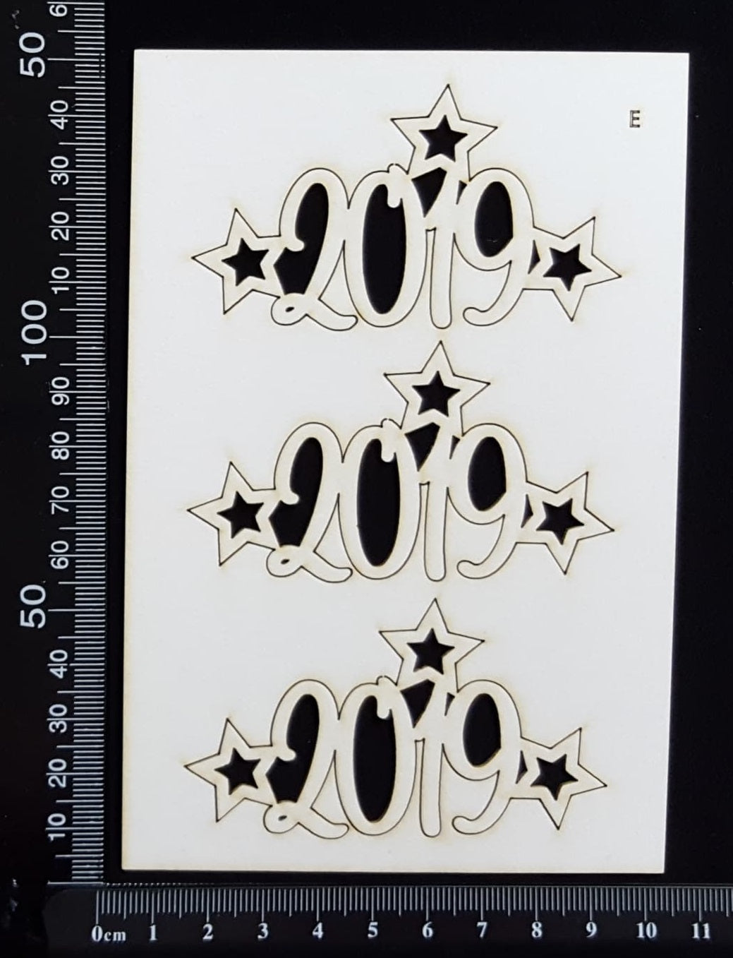 2019 Set - E - White Chipboard