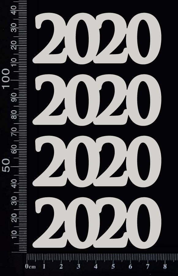 2020 Set - B - White Chipboard