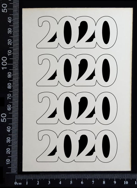 2020 Set - B - White Chipboard