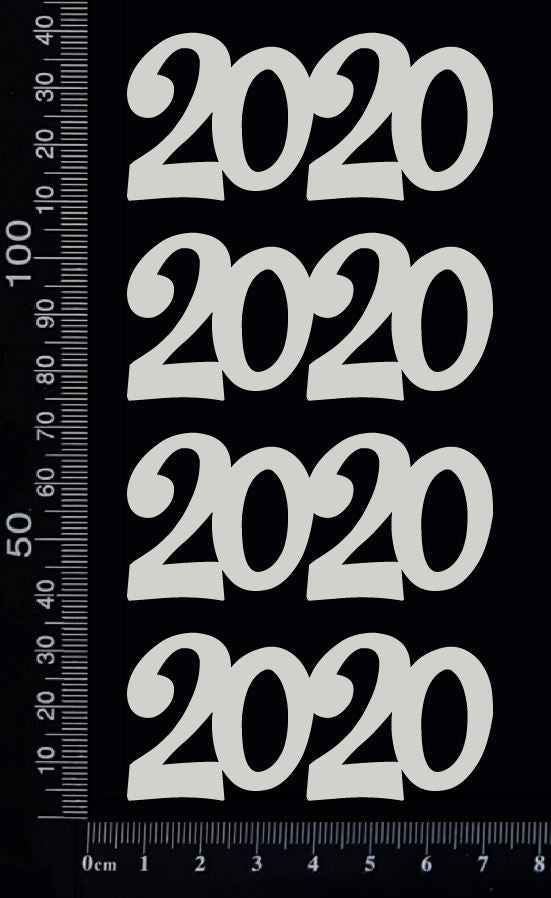 2020 Set - C - White Chipboard