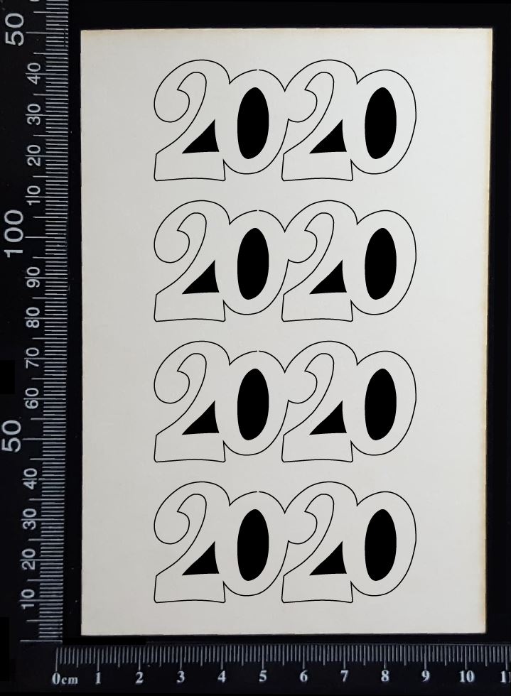 2020 Set - C - White Chipboard