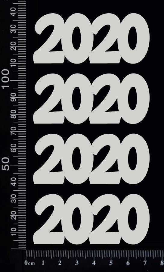 2020 Set - D - White Chipboard
