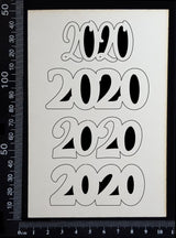 2020 Set - F - White Chipboard
