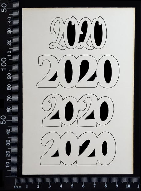 2020 Set - F - White Chipboard
