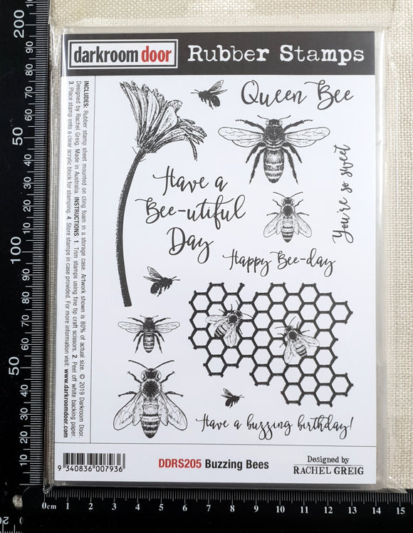 Rubber Stamps - Buzzing Bees - DDRS205