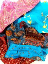 Reclaimed Sari Silk Ribbon - Embellished Rolls