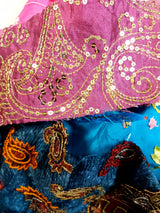 Reclaimed Sari Silk Ribbon - Embellished Rolls