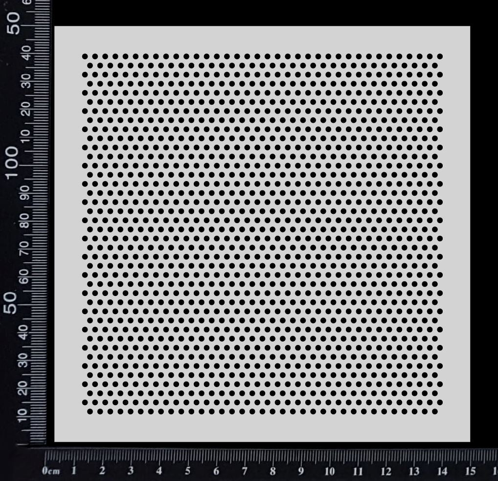 2mm Dots - Stencil - 150mm x 150mm