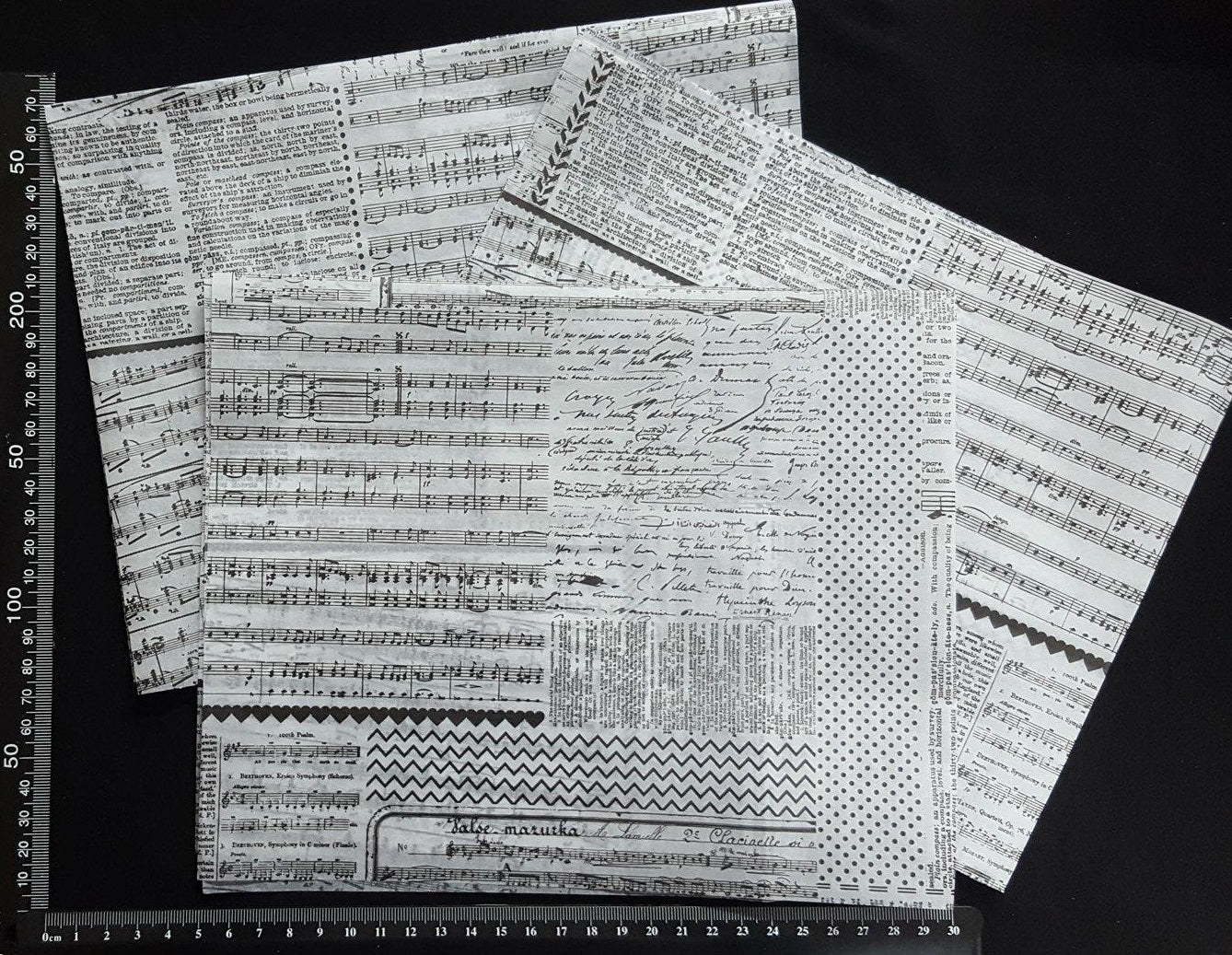 Decoupage Tissue Sheets - E - Set of 3 Pieces