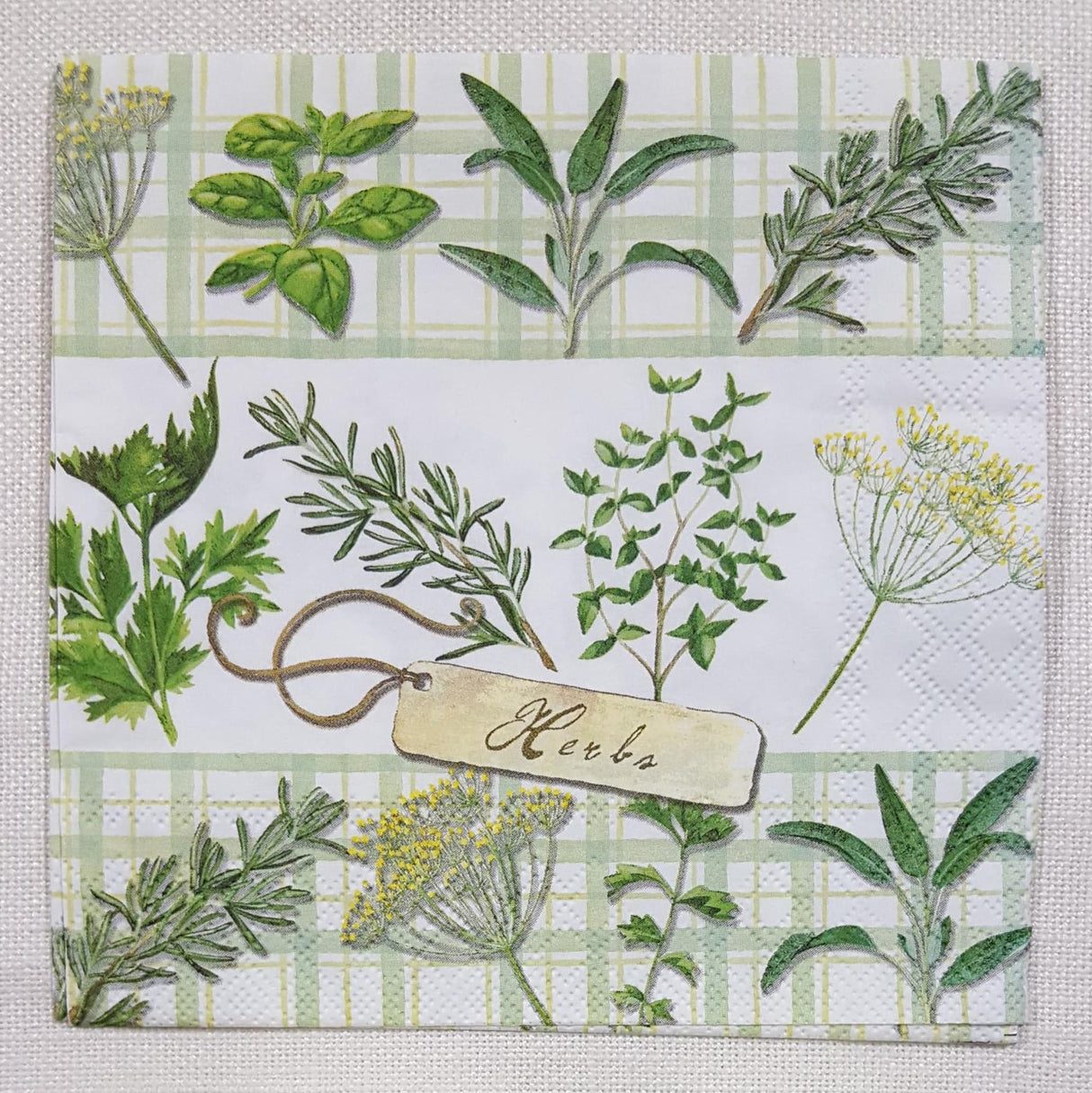 Decoupage Napkin - (DN-8118) - Herbs