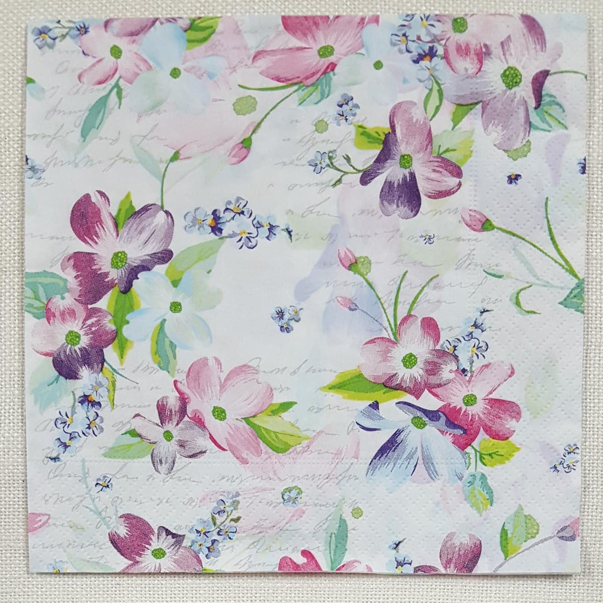 Decoupage Napkin - (DN-8154) - Sweet Pinks