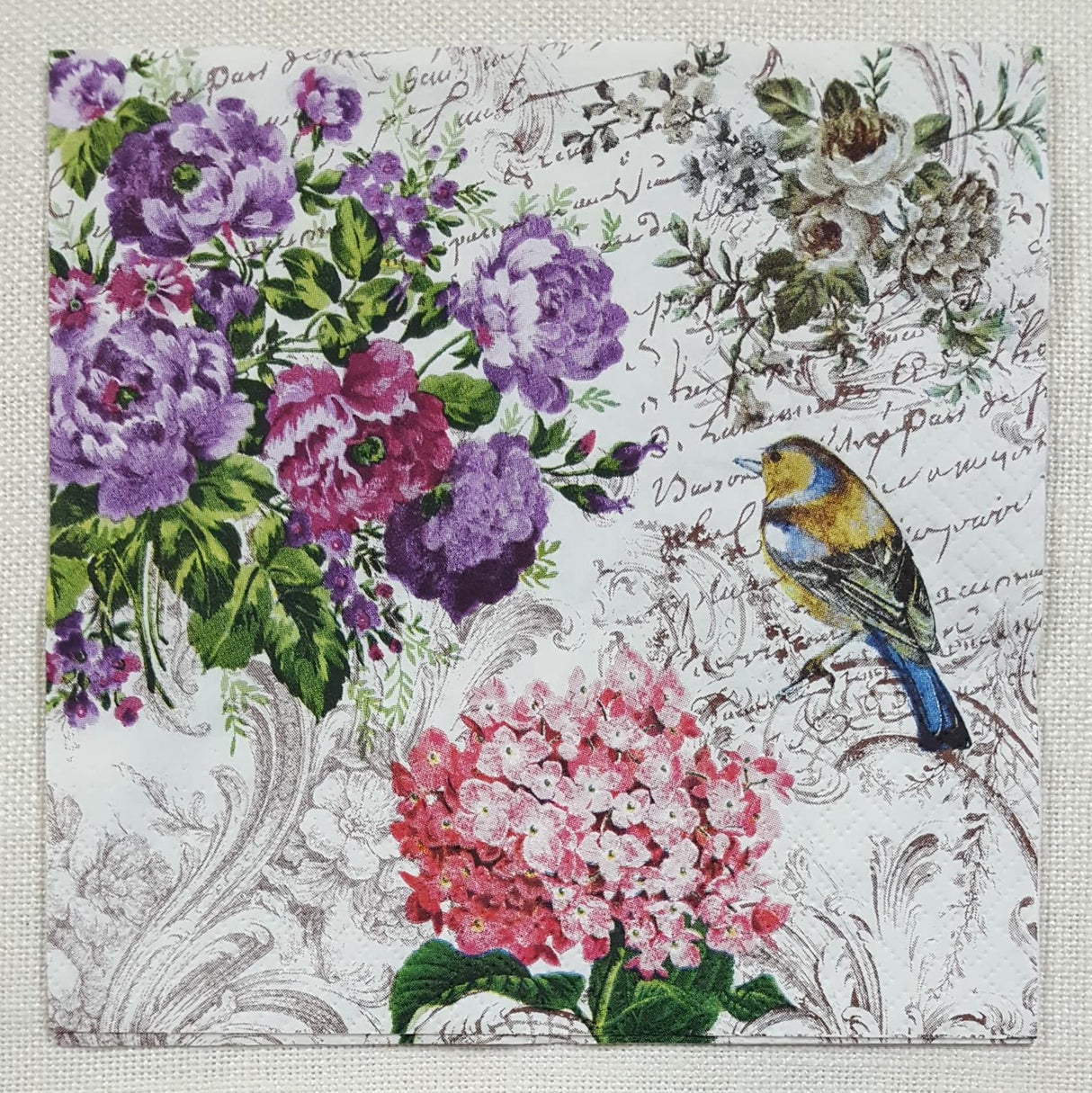 Decoupage Napkin - (DN-8188) - Charming Garden