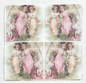 Decoupage Napkin - (DN-8242) - Decoupage Fairies