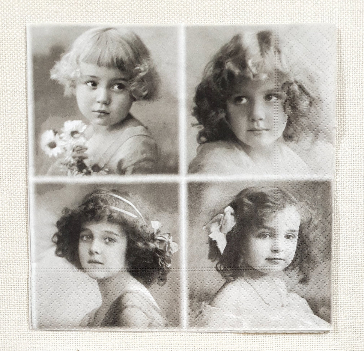 Decoupage Napkin - (DN-8247) - Vintage Girls