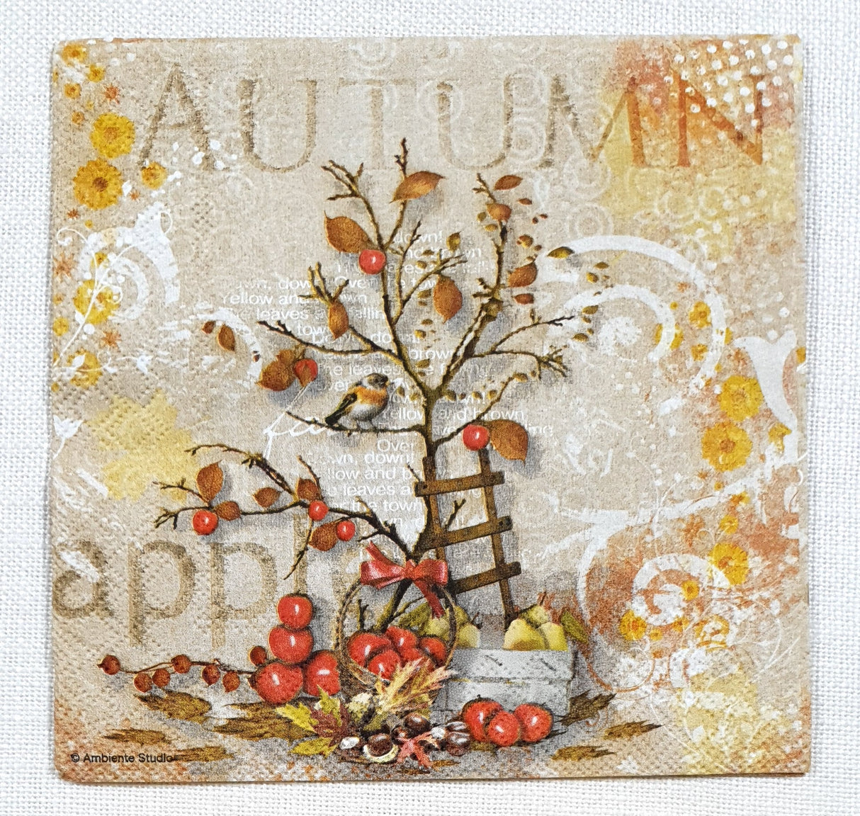 Decoupage Napkin - (DN-8261) - Apple Harvest