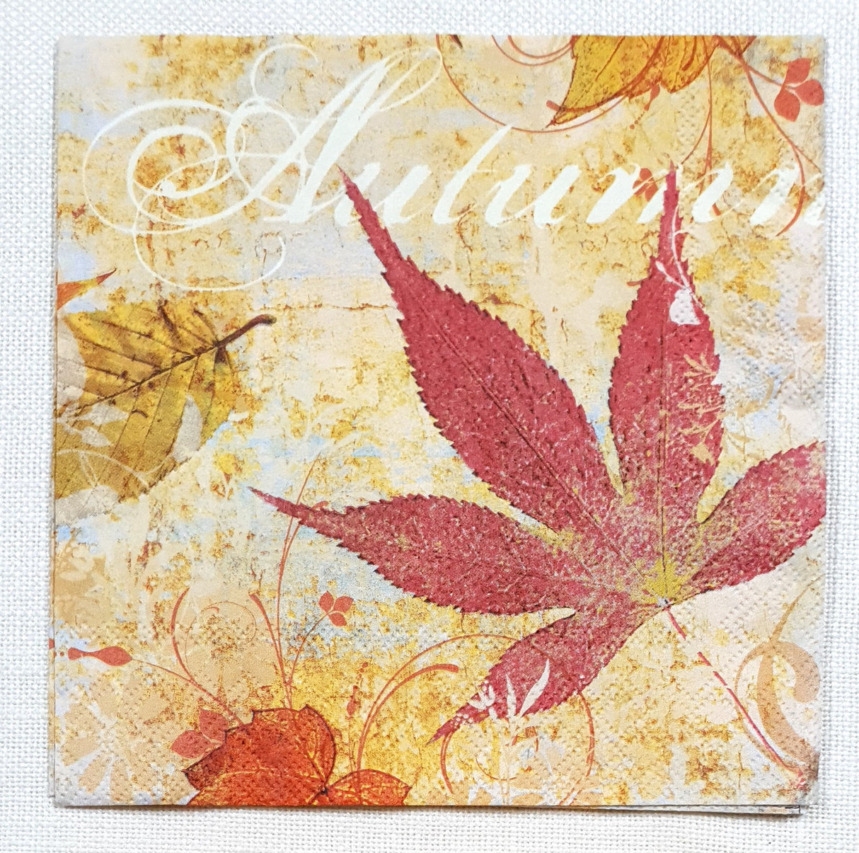 Decoupage Napkin - (DN-8277) - Fallen Leaves