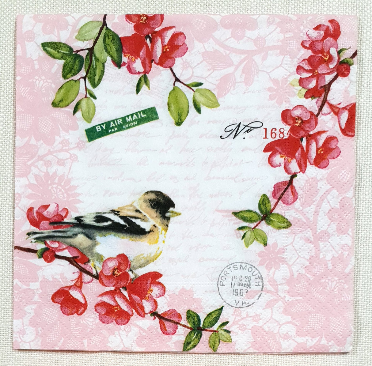 Decoupage Napkin - (DN-8315) - Sweet Bird