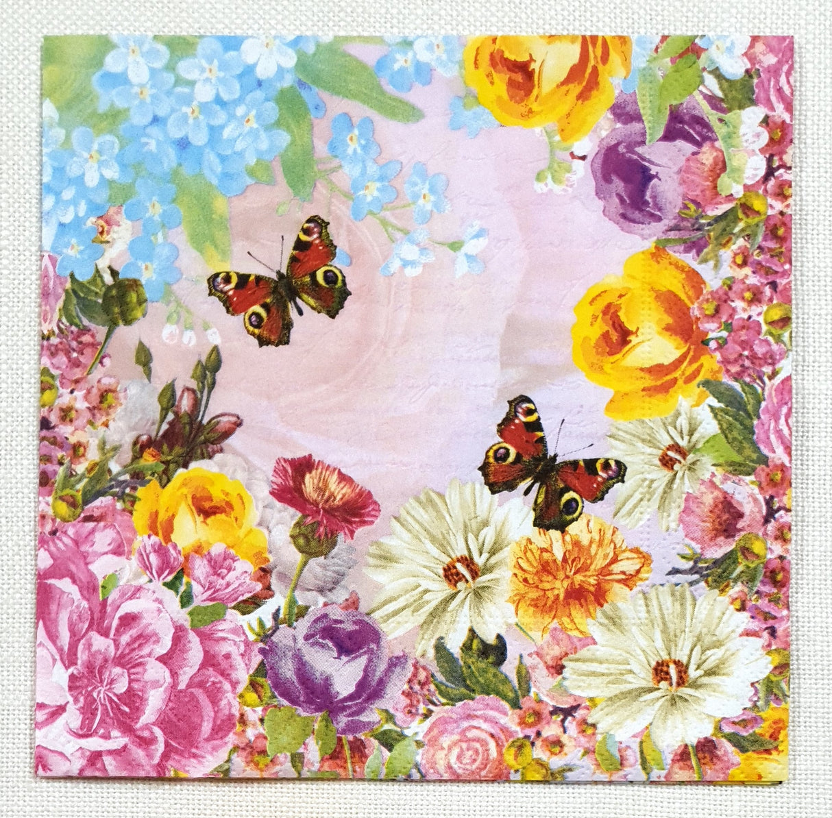 Decoupage Napkin - (DN-8318) - Butterfly Charm