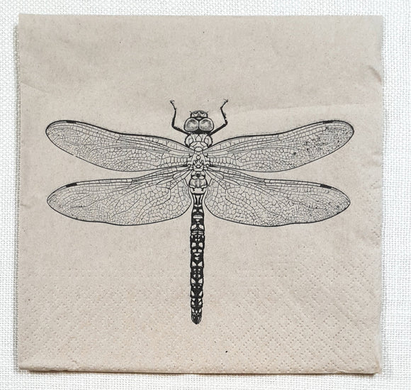 Decoupage Napkin - (DN-8322) - We Care Dragonfly