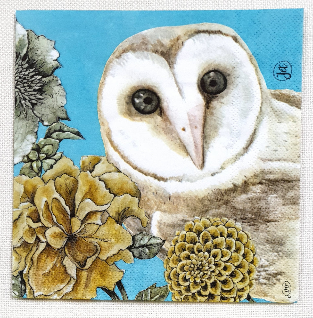 Decoupage Napkin - (DN-8378) - Owl Tale