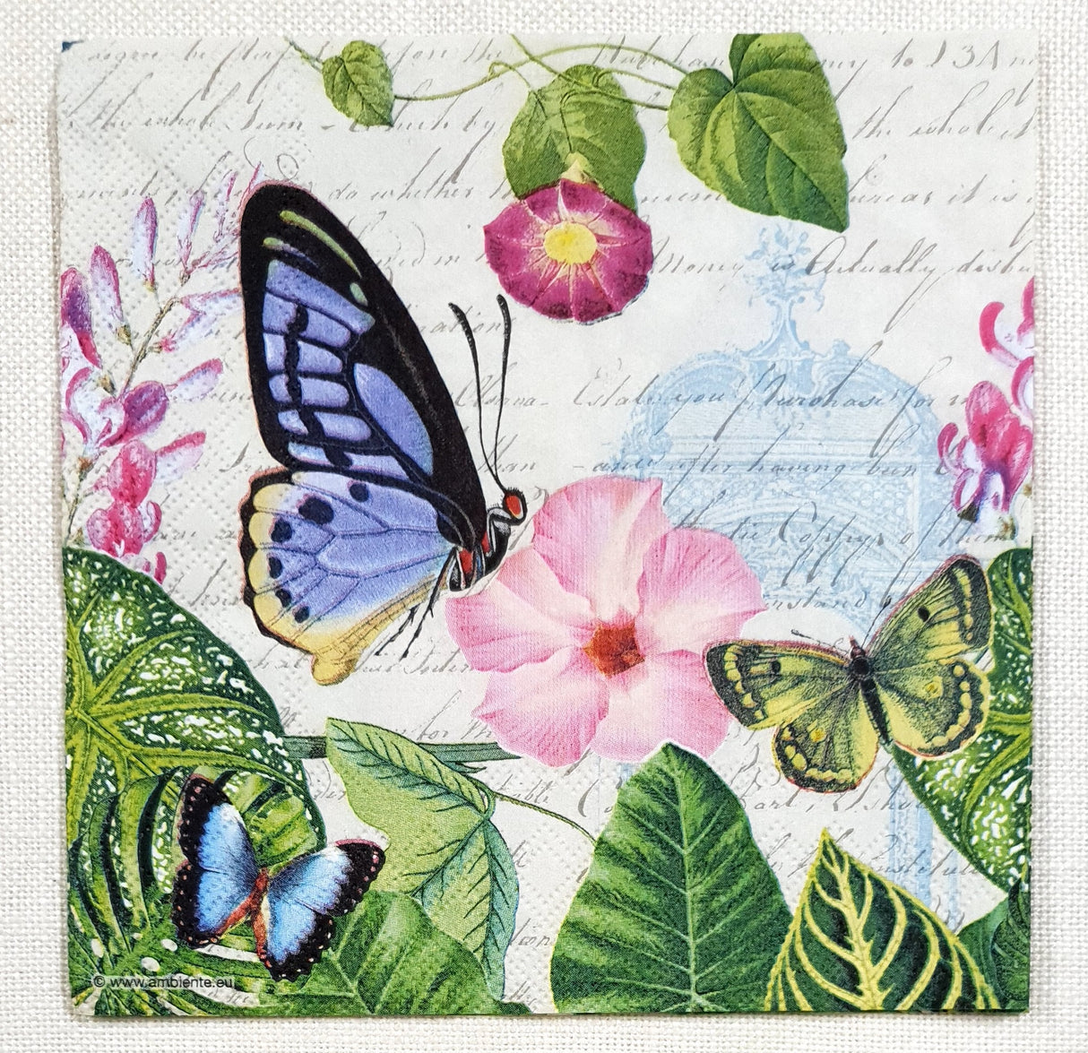 Decoupage Napkin - (DN-8407) - Romantic Pure