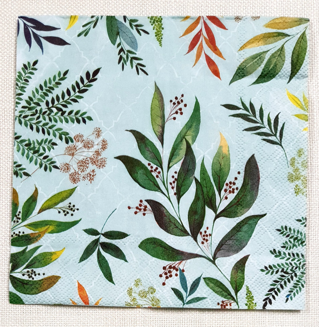 Decoupage Napkin - (DN-8469) - Vincento - Green