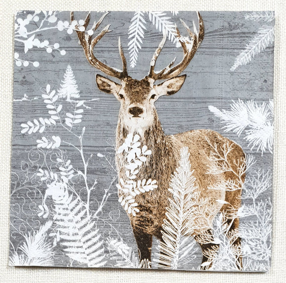Decoupage Napkin - (DN-8522) - Imperial stag