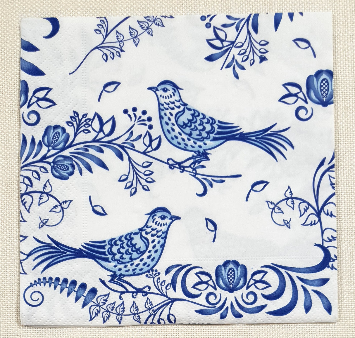 Decoupage Napkin - (DN-8524) - Porcelain bird