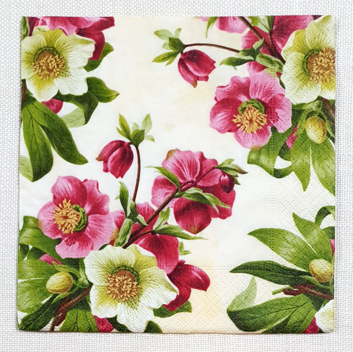 Decoupage Napkin - (DN-8570) - Easter Rose