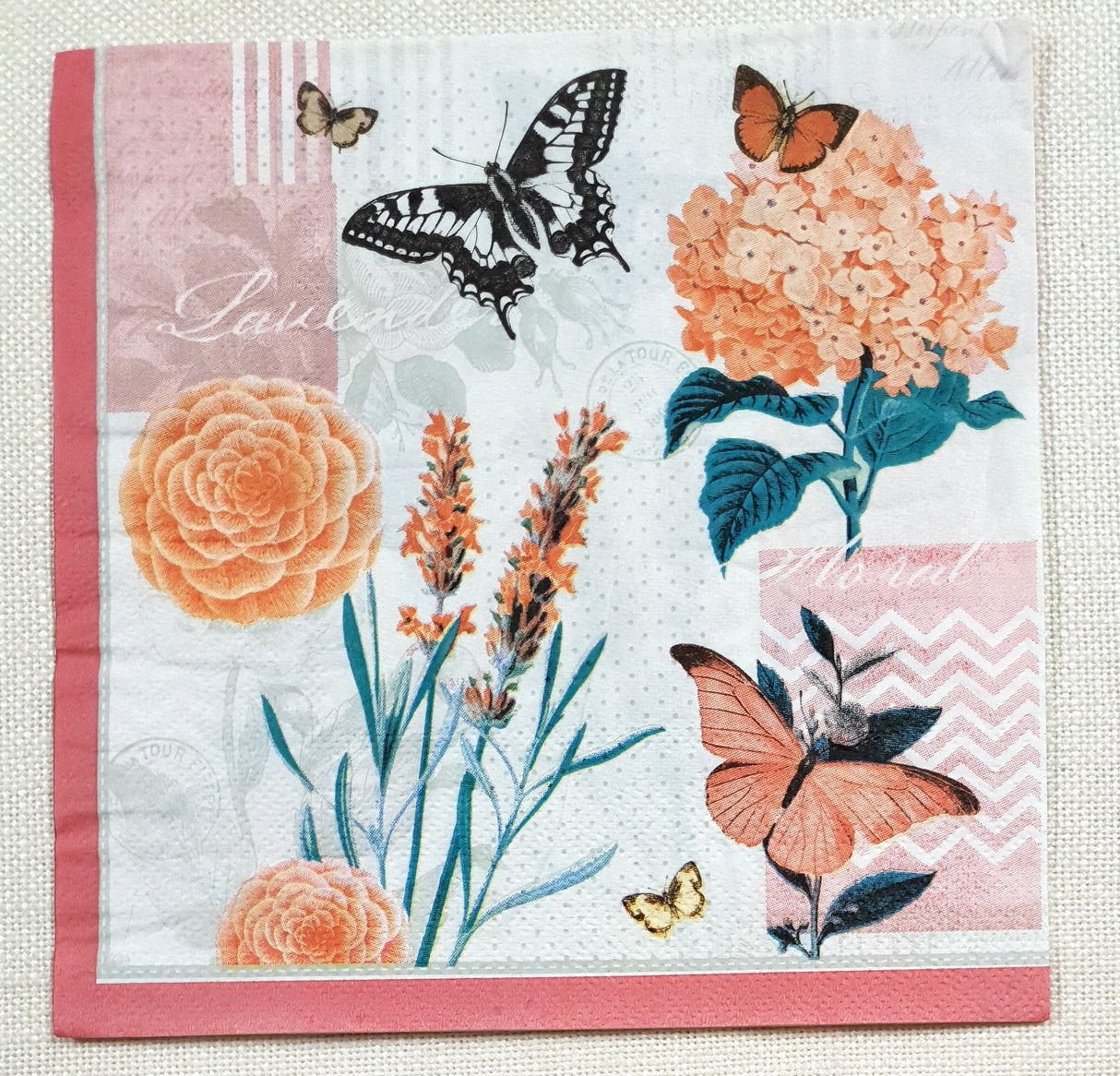 Decoupage Napkin - (DN-8604) - Floral