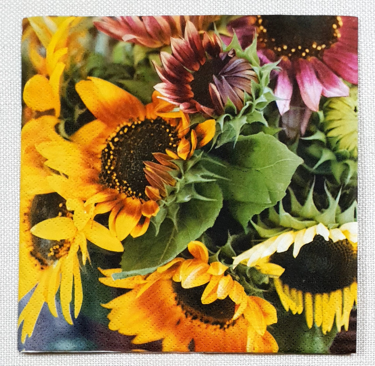 Decoupage Napkin - (DN-8614) - Sunflower Bouquet