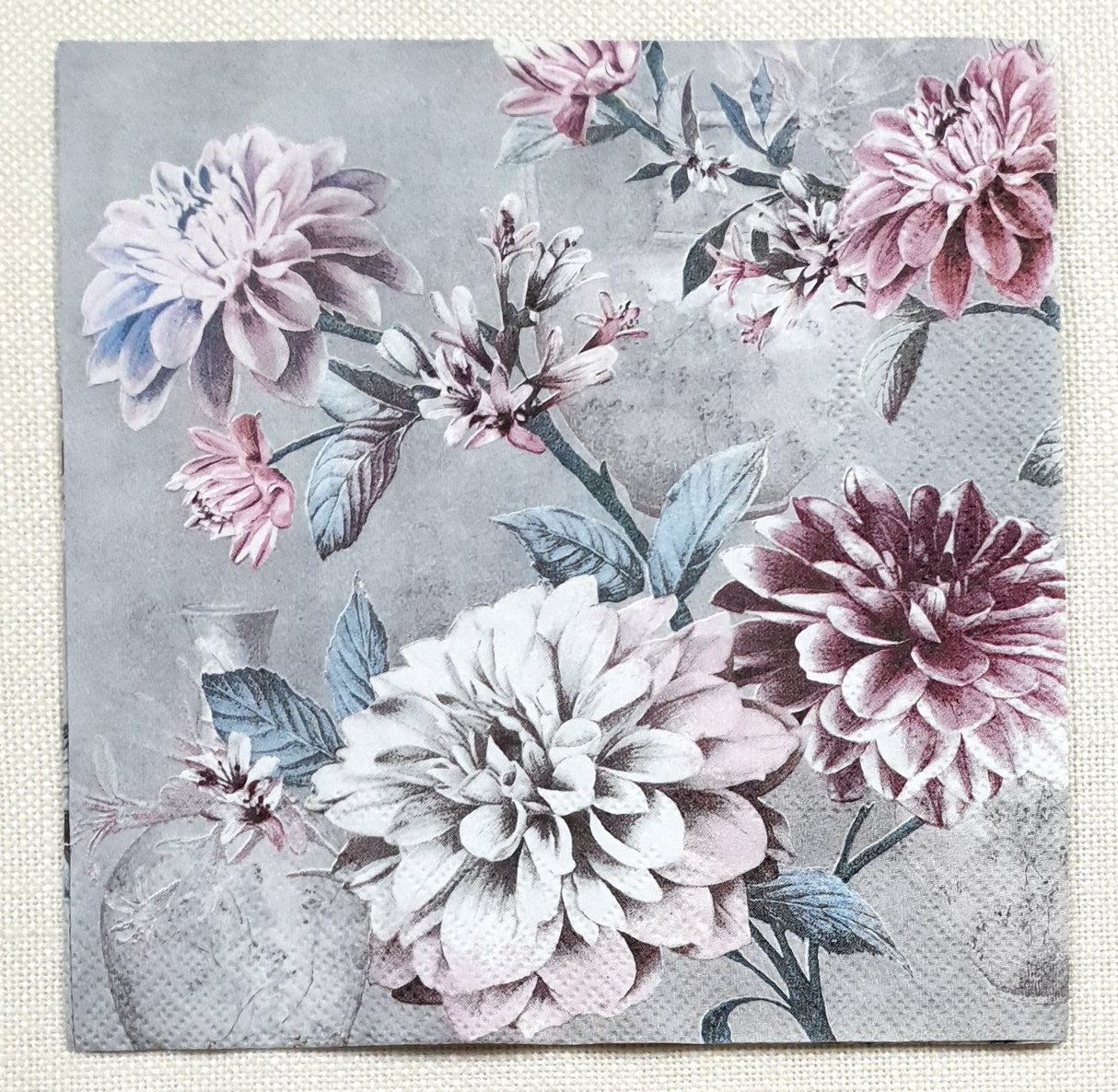 Decoupage Napkin - (DN-8618) - Daria - Grey