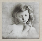 Decoupage Napkin - (DN-8645) - Girl Praying
