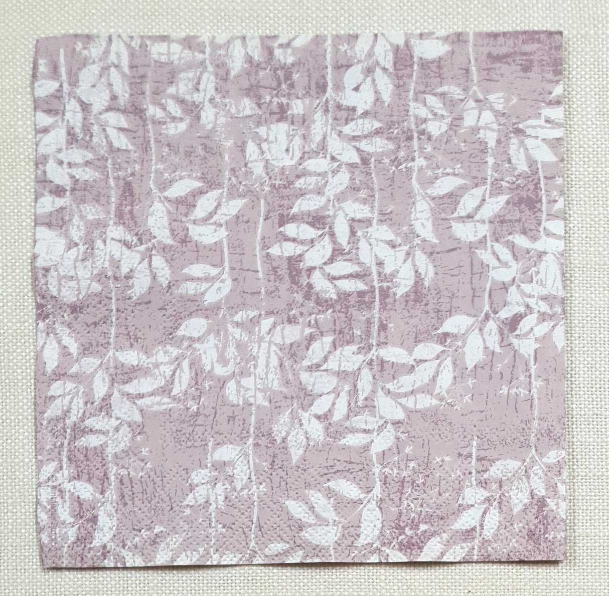Decoupage Napkin - (DN-8650) - Leaves Pattern - Lilac