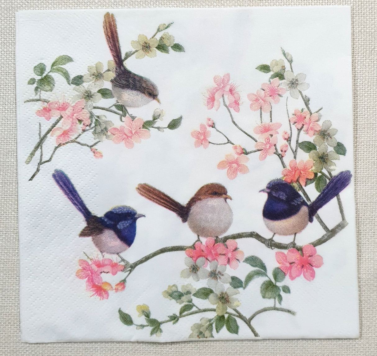 Decoupage Napkin - (DN-8700) - Sweet Birds