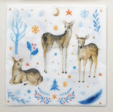 Decoupage Napkin - (DN-8765) - Reindeer Family