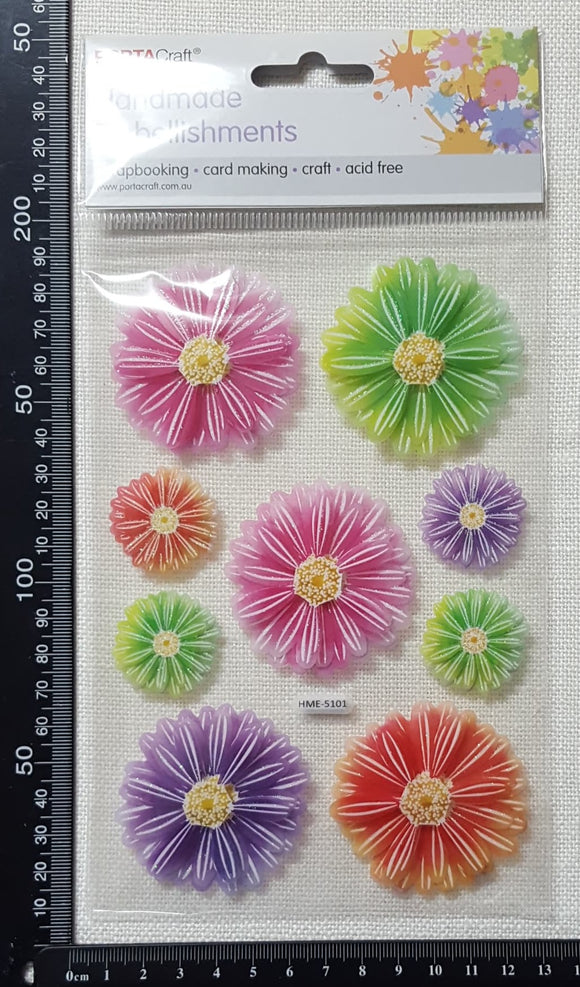 Flower Stickers - (HME-5101)