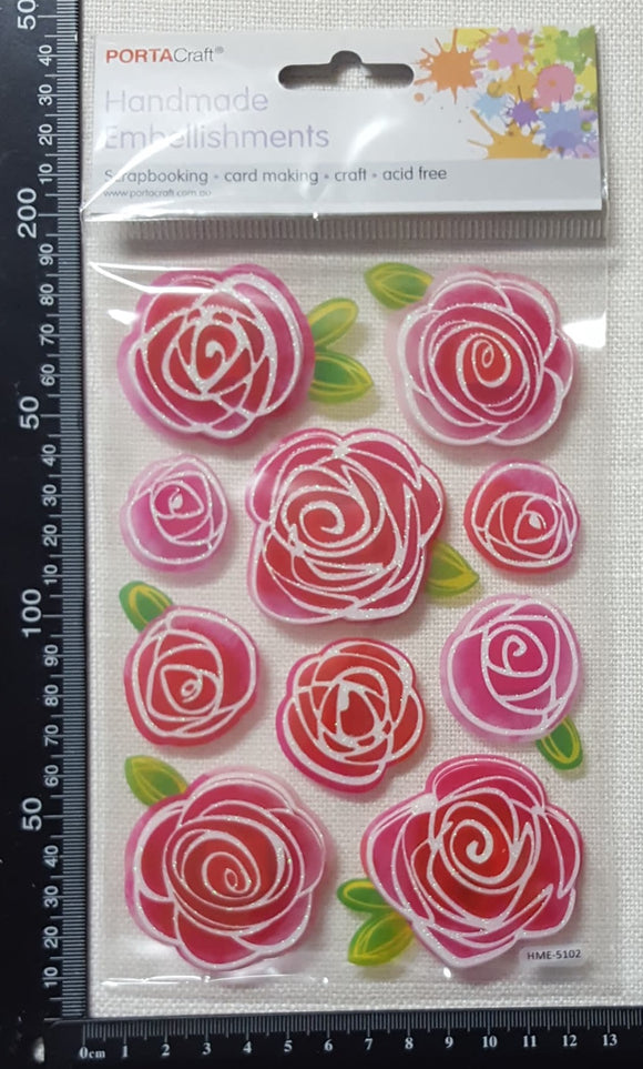 Flower Stickers - (HME-5102)