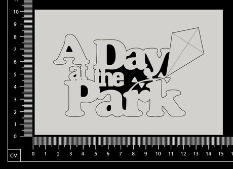 A Day At The Park - White Chipboard