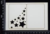 ATC - B - Stars - Layering Set - White Chipboard