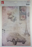 Decoupage Paper - A4 size - 4 sheets - (DP-1001) - Antique Essence