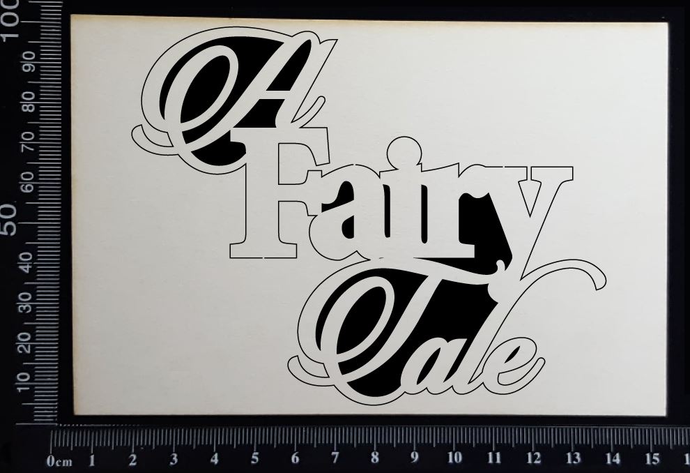 A Fairy Tale - White Chipboard