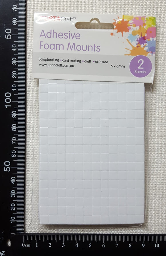 Adhesive Foam Mounts - Square - (PC-4239)