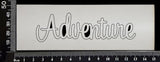 Sapphire Word - Adventure - White Chipboard