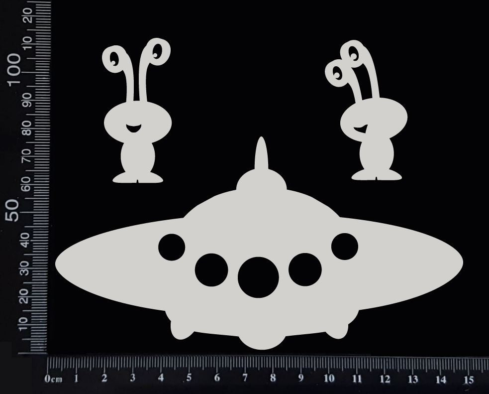 Alien Set - A - White Chipboard