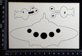 Alien Set - A - White Chipboard